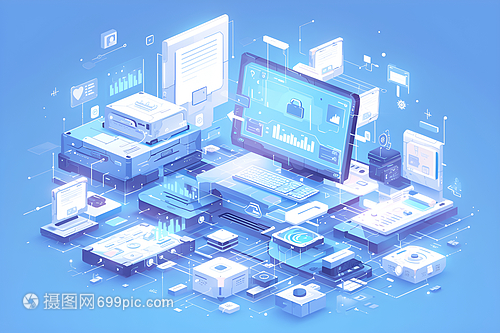 科技電腦設(shè)備的展示與計(jì)算機(jī)技術(shù)的創(chuàng)新開(kāi)發(fā)